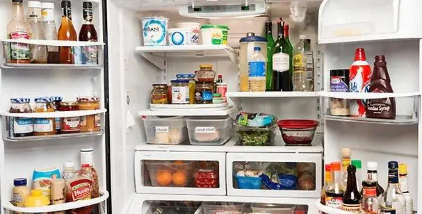 Ang pagtan-aw sa refrigerator sa usa ka damgo