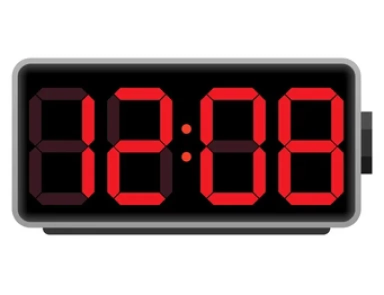 الساعة الرقمية في المنام