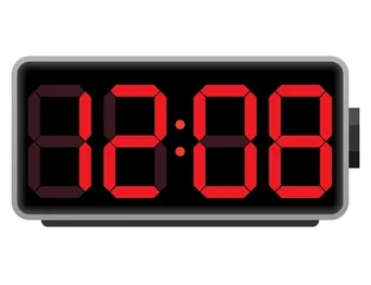 الساعة الرقمية في المنام