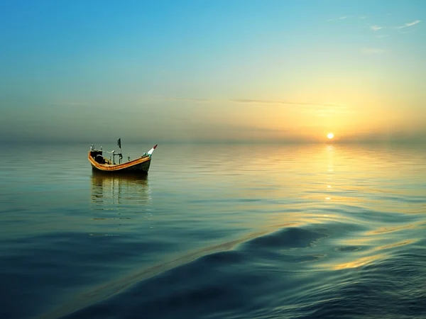 Sognu di una barca in mare