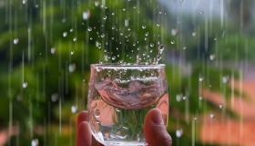 Научете го толкувањето на пиењето дождовна вода во сон од Ибн Сирин
