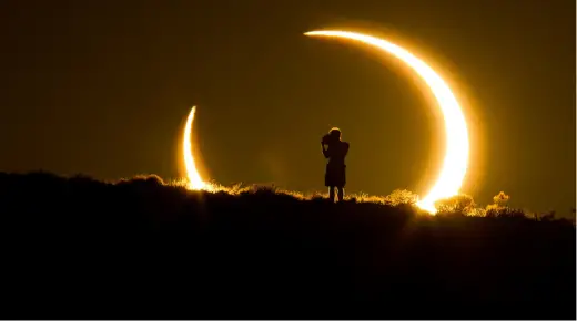 Conheço a interpretação de um sonho sobre um eclipse solar de Ibn Sirin